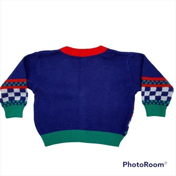 Boys Vintage Cardigan Sweater Size 6-9 Months - Picture 2 of 4